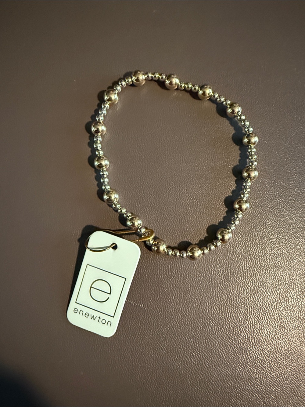 NWT - enewton Sincerity mixed metal gold and silver beaded bracelet — 6.25” - Picture 3 of 4
